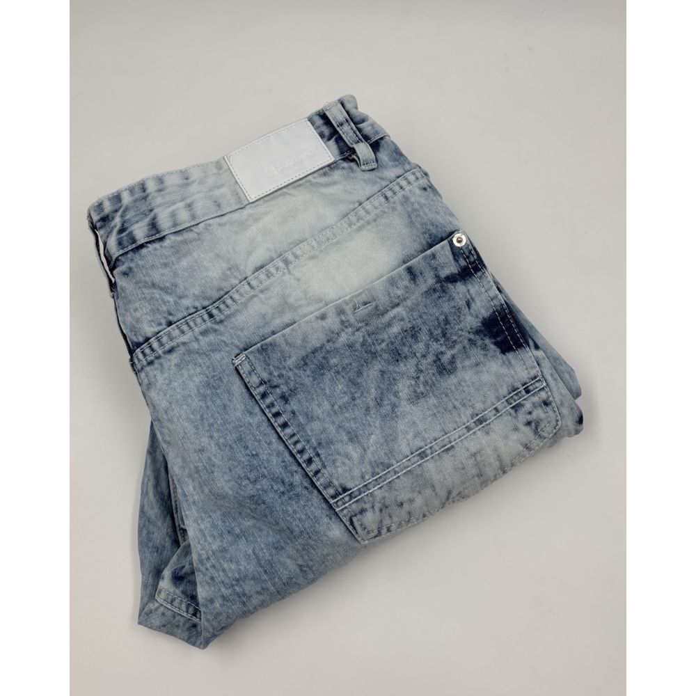 Southpole Men's 38/32‎ Straight Denim Light Wash Blue Jeans